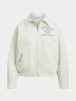 Spelman College White Cotton Drizzler Jacket