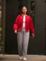 Lola Tung The Summer I Turned Pretty Red Jacket - Image 3