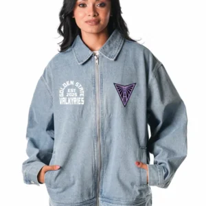 Golden State Valkyries Blue Denim Jacket