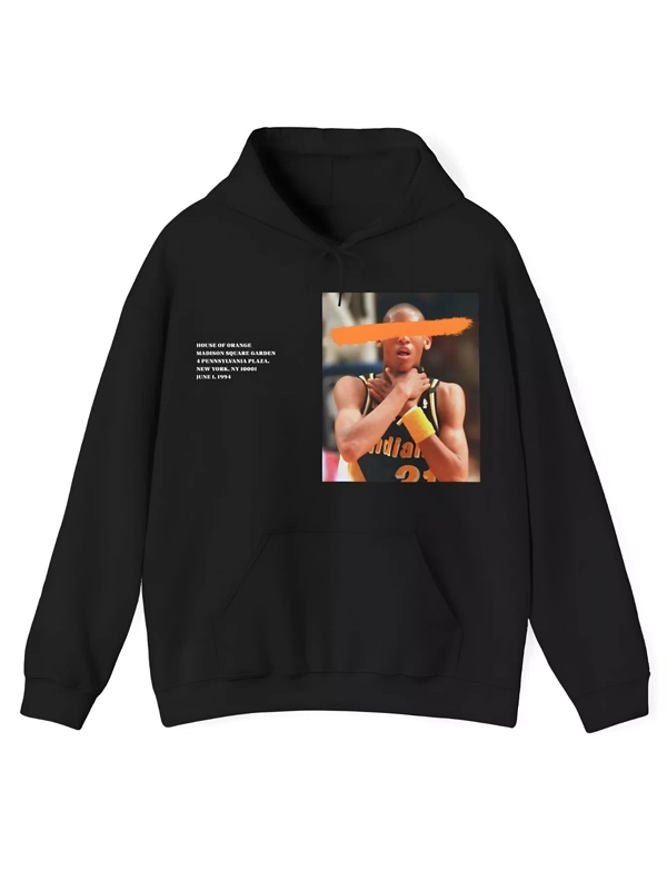 Reggie Miller Black Choke Hoodie Reggie Miller Black Choke Hoodie