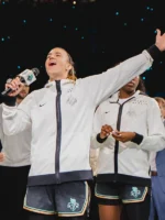 WNBA Nike Fenty Beauty White Zip-Up Hoodie