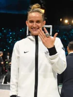 WNBA Nike Fenty Beauty White Zip-Up Hoodie - Image 3