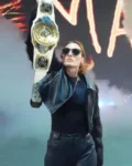 WWE Monday Night Raw Becky Lynch Leather Fur Jacket