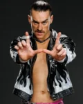 WWE NXT Uriah Connors Racing Leather Jacket Men’s Biker Coat
