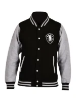 Wednesday Nevermore Academy College Jacket Women’s Varsity Coat