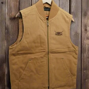 Wide Load Empire Rodeo Brown Longhorn Vest