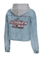 WWE SummerSlam 2025 New Jersey Blue Hooded Jacket