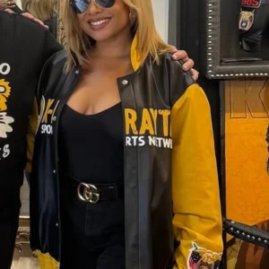 X-RAYTED Sports Network 2025 Sheléa Leather Jacket