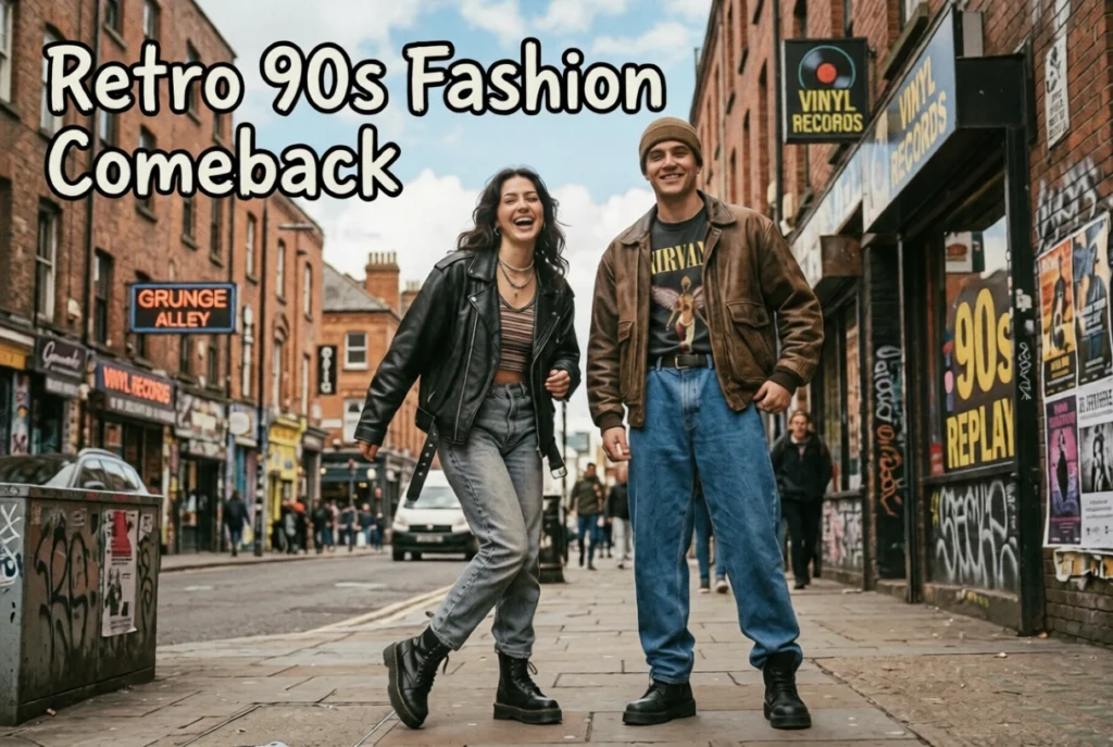 Retro 90s Fashion Comeback in USA & Europe