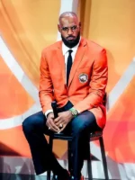 LeBron James Hall of Fame Orange Suit Jacket