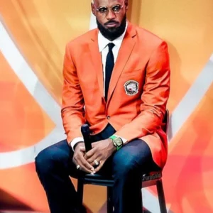 LeBron James Hall of Fame Orange Suit Jacket