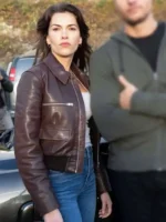 Sofia Pernas Tracker Season 3 Leather Jacket