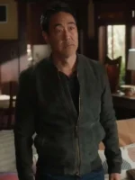 9-1-1 Kenneth Choi Suede Leather Jacket