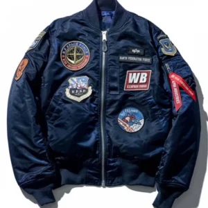 Alpha Industries Unisex Navy MA-1 Reversible Jacket