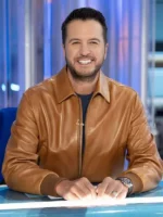 American Idol S24 Luke Bryan Leather Jacket
