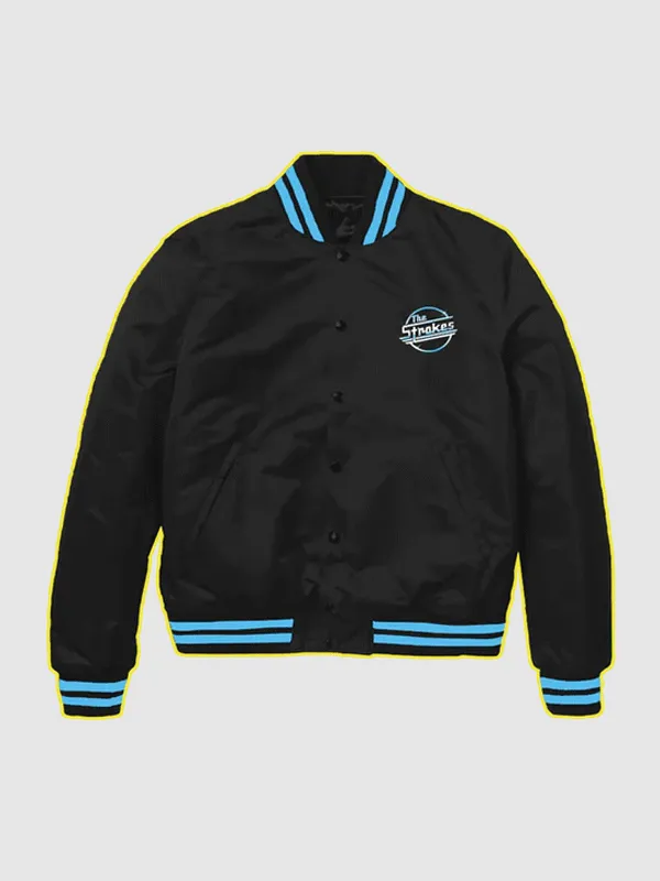 The Strokes Magna 2025 Black Starter Jacket The Strokes Magna 2025 Black Starter Jacket