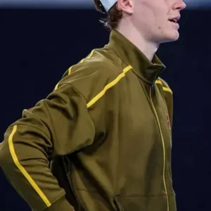 Australian Open Jannik Sinner Green Track Jacket