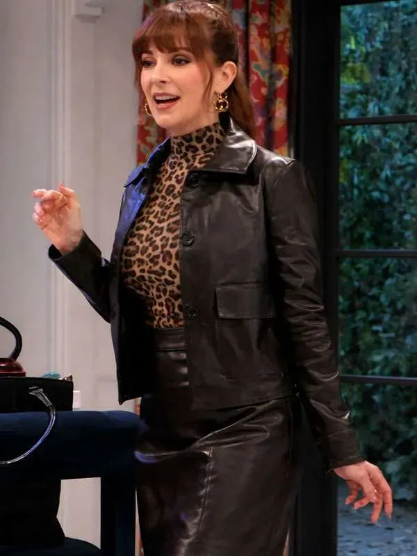 Beyond the Gates S02 Cady McClain Leather Jacket