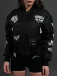 Bodybuilding x WWE Give it Your All Trin Bomber Jacket