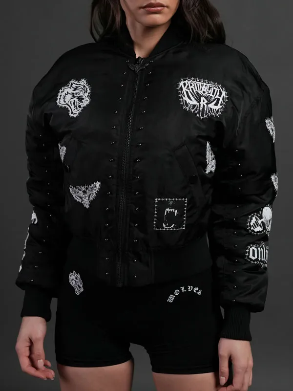 Bodybuilding x WWE Give it Your All Trin Bomber Jacket