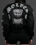 Bodybuilding x WWE Give it Your All Trin Bomber Jacket