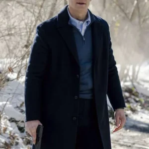 CIA Bill Goodman Black Wool Coat