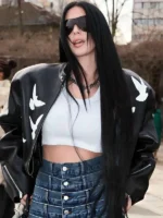 PFW 2026 Camilla Araujo Leather Jacket