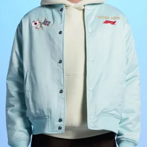 Formula 1 Japanese Grand Prix Suzuka Sakura Satin Jacket