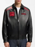 HUGO x Visa Cash App Racing Bulls Leather Jacket
