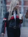 Idolos Luna Cardona Cropped Moto Leather Jacket