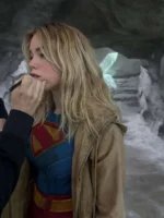 Supergirl Kara Zor-El Brown Cotton Jacket