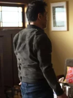 9-1-1 Kenneth Choi Suede Leather Jacket