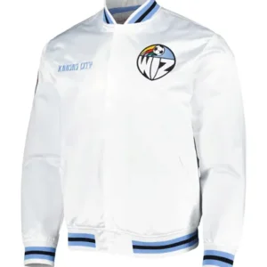 MLS Sporting Kansas City White Satin Jacket