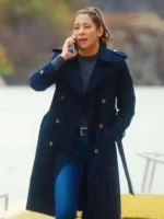 Hudson and Rex Mayko Nguyen Blue Trench Coat