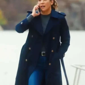 Hudson and Rex Mayko Nguyen Blue Trench Coat