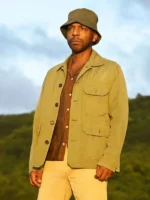 Death in Paradise Mervin Wilson Green Cotton Jacket