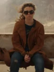 Supergirl Milly Alcock Brown Coat