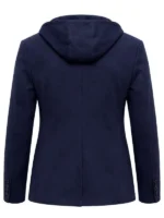Nicolás Larcamón Wool Hooded Jacket