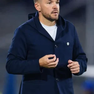 Nicolás Larcamón Wool Hooded Jacket