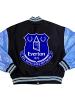 Premier League Team Everton F.C. Black Varsity Jacket