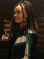 School Spirits S03 Rainbow Wedell Black Leather Jacket