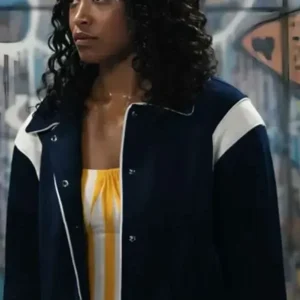 The Burbs Samira Fisher Blue Wool Jacket