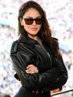 Super Bowl Eiza Gonzalez Leather Jacket