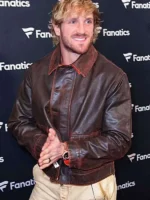 Super Bowl LX Logan Paul Leather Jacket