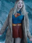 Supergirl Kara Zor-El Brown Cotton Jacket