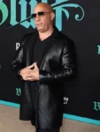 The Bluff Vin Diesel Black Leather Coat
