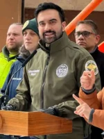 The City Of New York Mayor Green Jacket