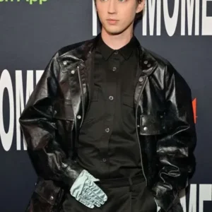 The Moment Troye Sivan Black Leather Jacket