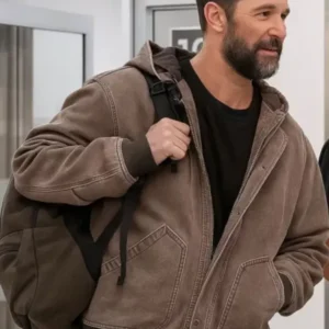 Noah Wyle The Pitt Brown Denim Jacket