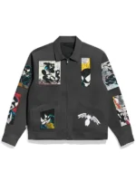 Venom Eddie Brock Black Harrington Jacket